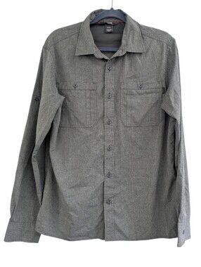 Outdoor Research Gray Wayward Long Sleeve Button Shirt